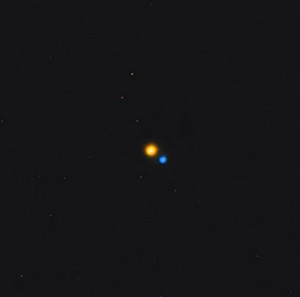 Albireo, double-star at the head of Cygnus