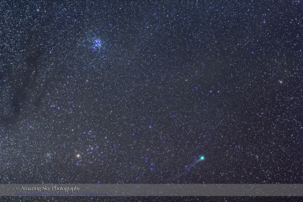 Comet Lovejoy in Taurus (Jan 10, 2015)