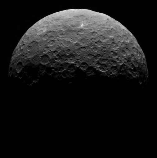 animated sequence of images from NASA's Dawn spacecraft shows northern terrain on the sunlit side of dwarf planet Ceres.  Credit: NASA/JPL-Caltech/UCLA/MPS/DLR/IDA